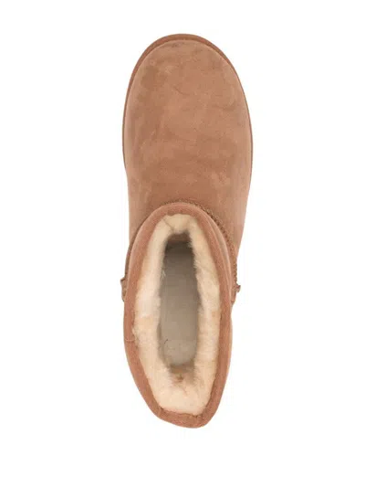 Ugg Biscuit Suede Classic Mini Ii Ankle Boots In Brown