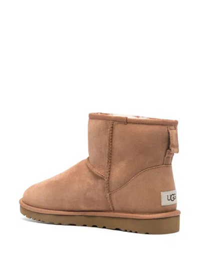 Ugg Biscuit Suede Classic Mini Ii Ankle Boots In Brown