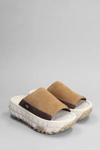 Shop Ugg Venture Daze Slipper-mule In Leather Color