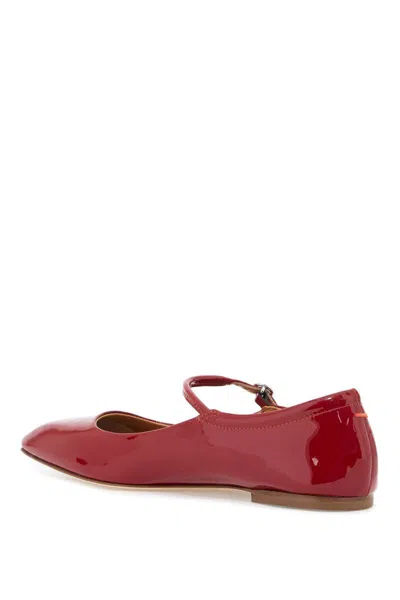 Shop Aeyde Uma Ballet Fl In Red