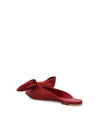 Shop Valentino Garavani Low Shoes In Red V