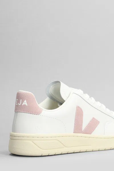 Shop Veja V-12 Sneakers In White