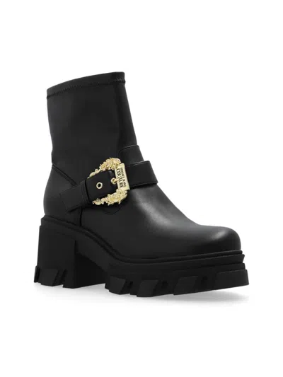 Shop Versace Jeans Couture Boots In Black