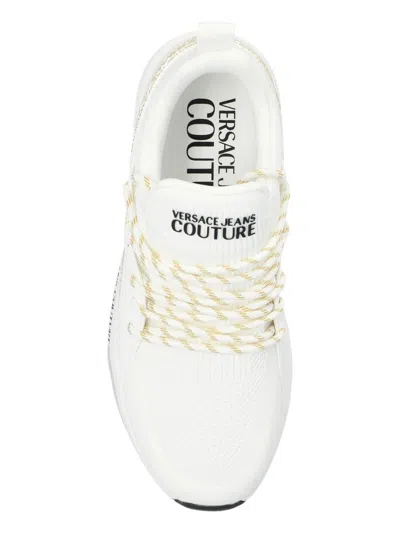 Shop Versace Jeans Couture Sneakers In White