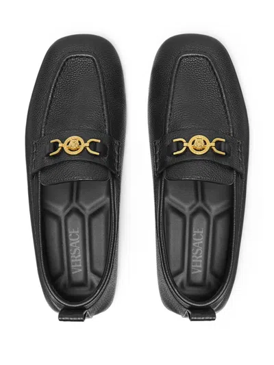 Shop Versace Sneakers Black