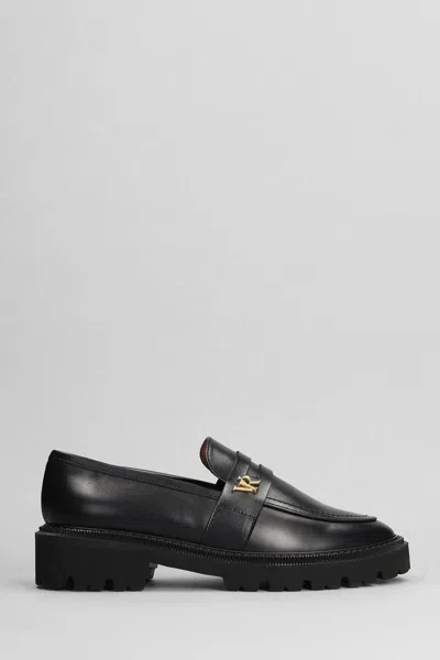 Shop Via Roma 15 Loafers In Black