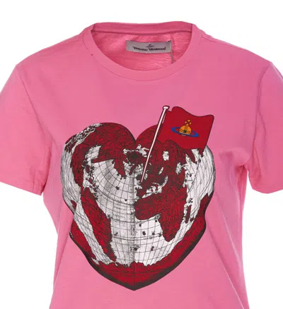 Shop Vivienne Westwood T-shirts And Polos In Pink