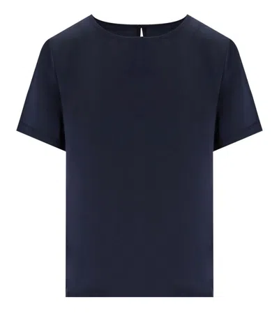 Weekend Max Mara Short-sleeve T-shirt In Blue