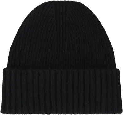 Shop Y-3 Adidas Beanie Ribbed Knit Beanie In Black