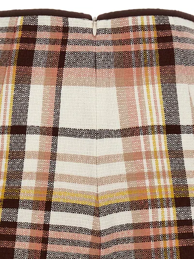 Zimmermann Multicolor Matchmaker Check Dance Shorts In Multicolor