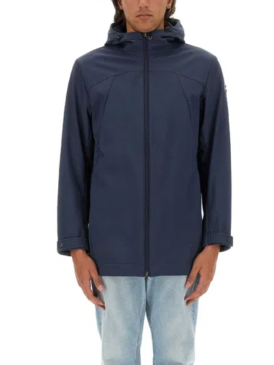 Shop Colmar Hooded Jacket In Blue