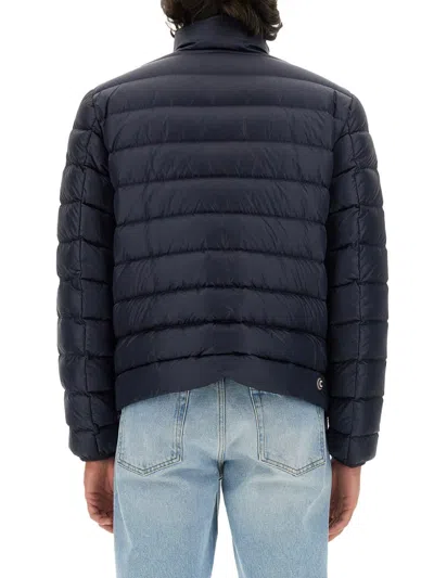 Colmar Down Jacket With Logo In Blue