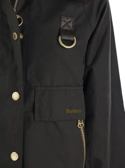 Barbour Oversized Jacket With Corduroy Collar
