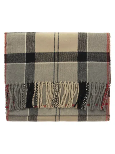 Barbour Scarf With Tartan Pattern