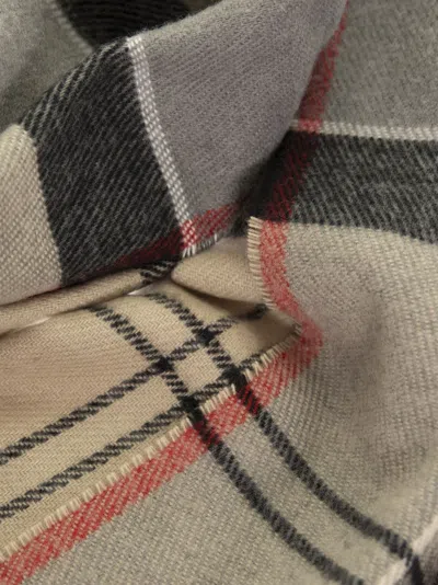 Barbour Scarf With Tartan Pattern
