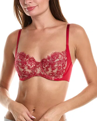Skarlett Blue Entice Balconette Bra In Red