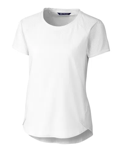 Cutter & Buck Womens Response Active Perforated Tee In White