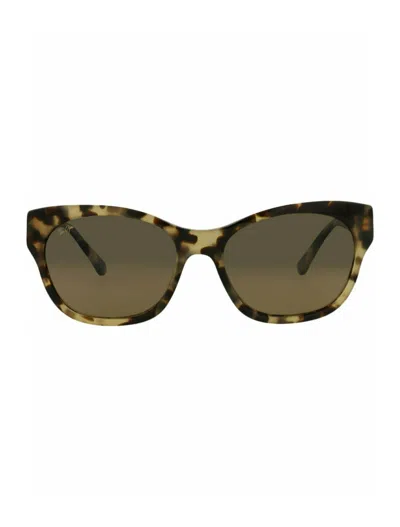 MAUI JIM CAT EYE-FRAME ACETATE SUNGLASSES 