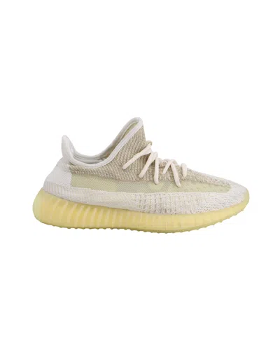 Yeezy Adidas  Boost 350 V2 Low Top Sneakers In Cream Prime Knit Polyester In Beige