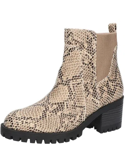 Bella Vita Connery Womens Heel Stretch Ankle Boots In Multi