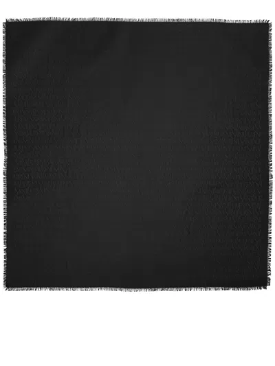 Saint Laurent Jacquard Large Scarf Accessories