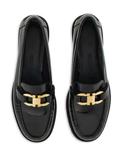 Shop Ferragamo Salvatore  Mocassino Ornamento Gancini