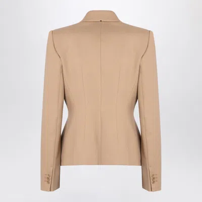 Sportmax Camel-coloured Double-breasted Jacket