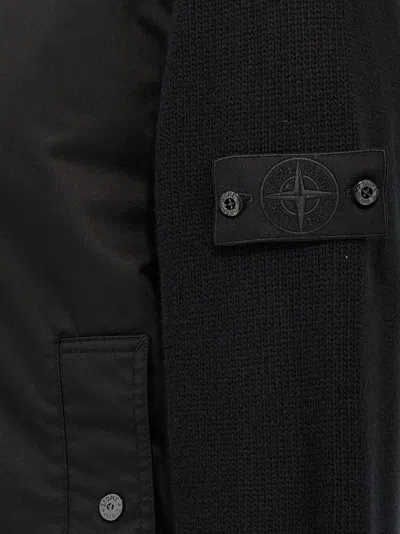 Shop Stone Island 'performance Twill Wool' Bomber Jacket