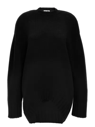 Attico Round-neck And Long-sleeved Sweater