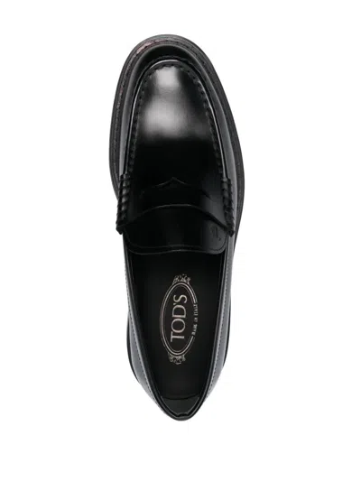 Tod's Smooth Leather Loafers