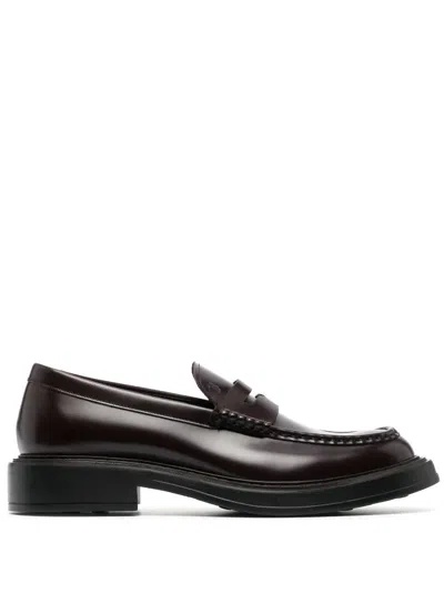 Tod's Smooth Leather Loafers