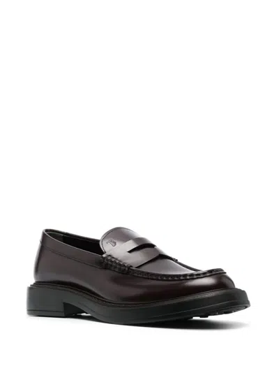 Tod's Smooth Leather Loafers