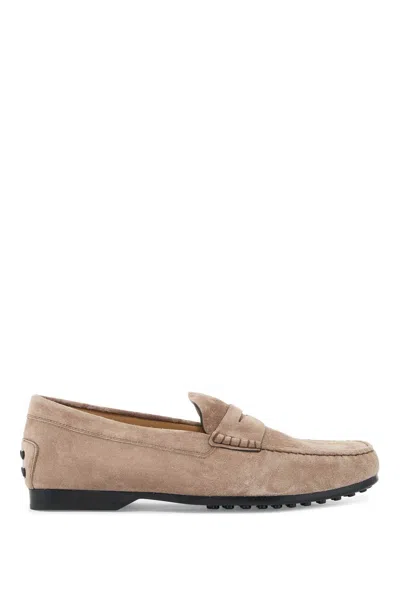 Shop Tod's Suede Loaf