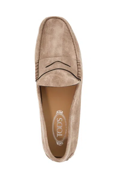 Shop Tod's Suede Loaf