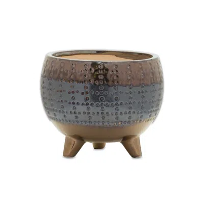 Houzbling Pot W/legs 4.5"h Terra Cotta