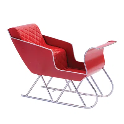 Houzbling Sleigh (set Of 2) 12"l X 8"h Metal