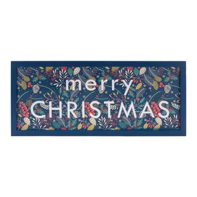 Houzbling Merry Christmas Sign 30"l X 13"h Mdf