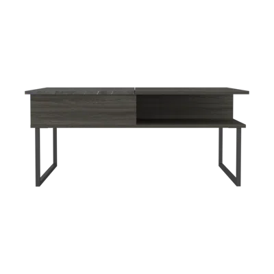 Depot E-shop Atlanta Lift Top Coffee Table, Countertop Table, One Flexible Shelf, One Shelf, Espress