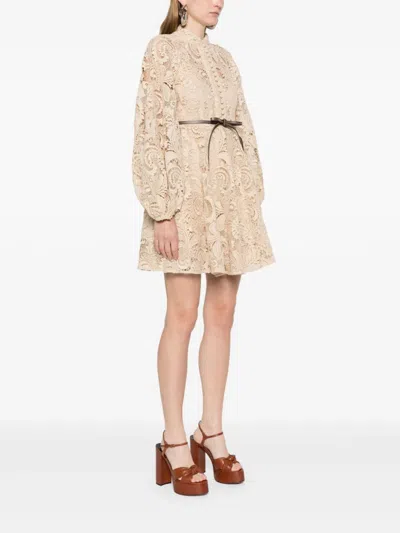 Shop Zimmermann Short Waverly Lace Dress