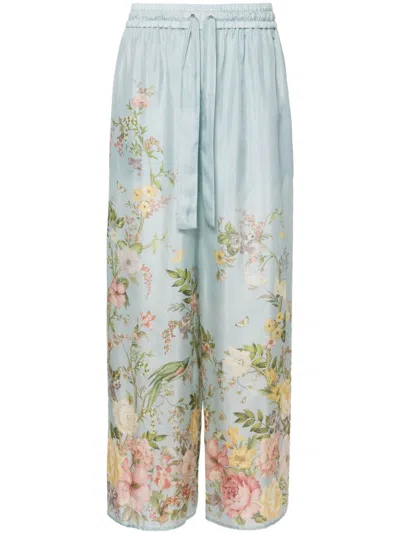 Shop Zimmermann Waverly Palazzo Trousers