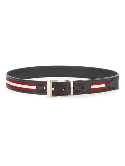 Bally "shiffie" Belt In Black
