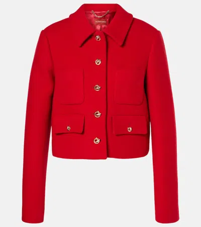 Altuzarra Astley Wool Jacket In Rot