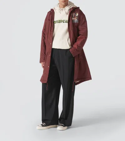Undercover Printed Cotton Hoodie In White