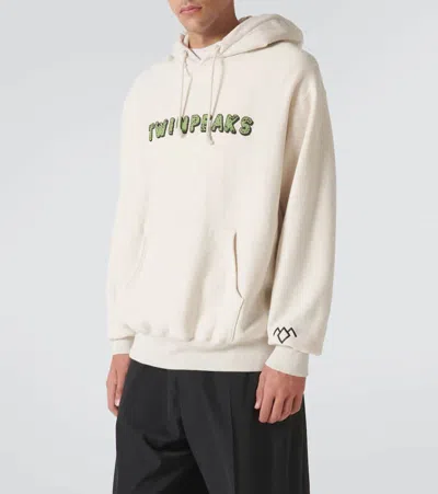Undercover Printed Cotton Hoodie In White