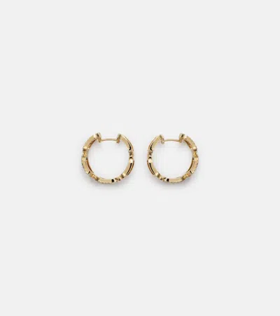 Bucherer Fine Jewellery Link 18kt Gold Earrings With Diamonds In Gold