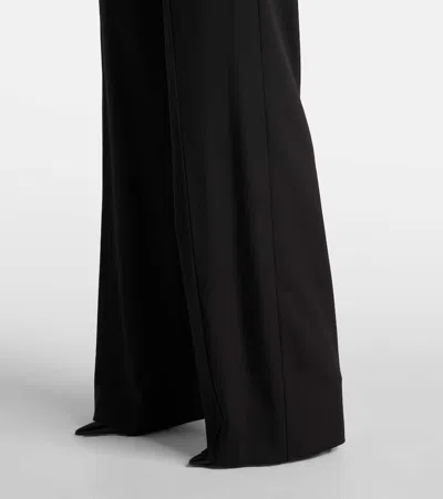Dolce & Gabbana High-waisted Wide-leg Trousers In Black