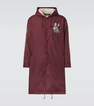 高科技面料贴片贴花派克大衣