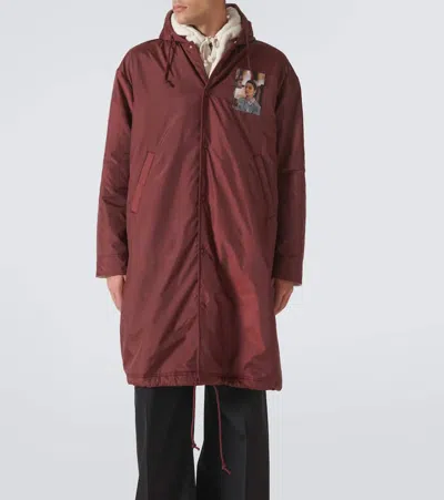 高科技面料贴片贴花派克大衣