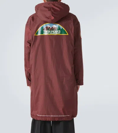 高科技面料贴片贴花派克大衣