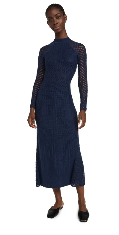Escvdo Pirqa Dress Navy In Navy